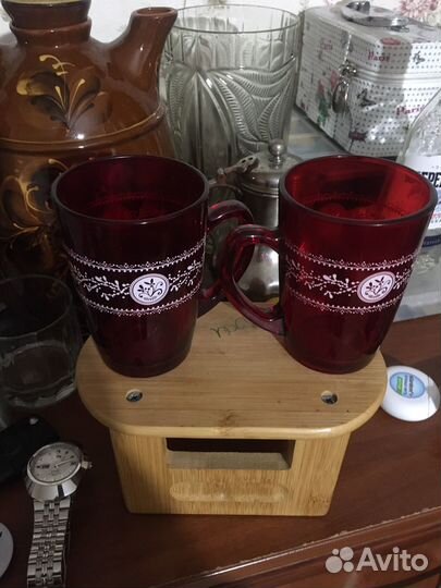 Кружки цветное стекло