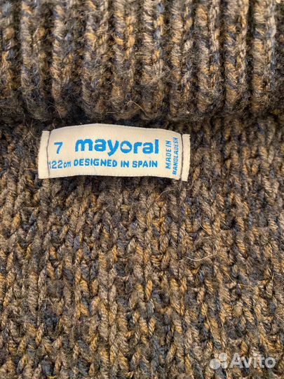 Кофта теплая для мальчика на рост 122 Mayoral