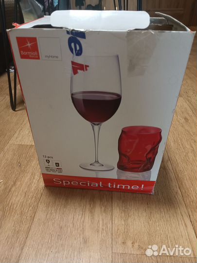 Набор бокалов и стаканов bormiolli rocco