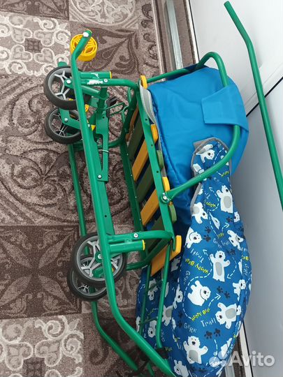 Детские санки с колёсами