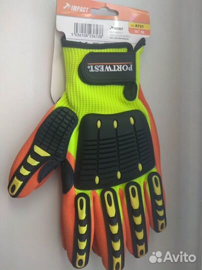 Противоударные защитные перчатки Portwest A721