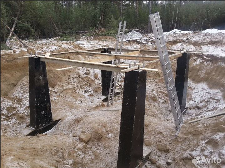 Фундаменты под опоры лэп