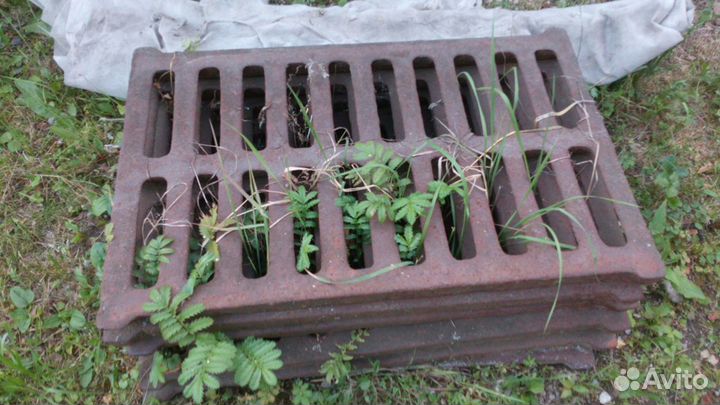 Решётки колосниковые чугунные 850х550мм