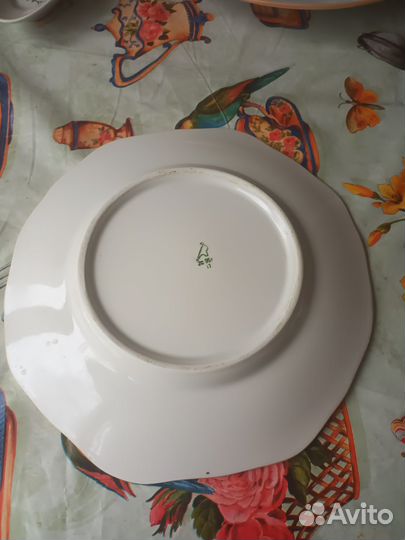 Большие блюда + селедочница, Дулево