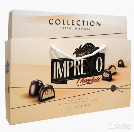 Набор шоколадных конфет Impresso Premium 424 г