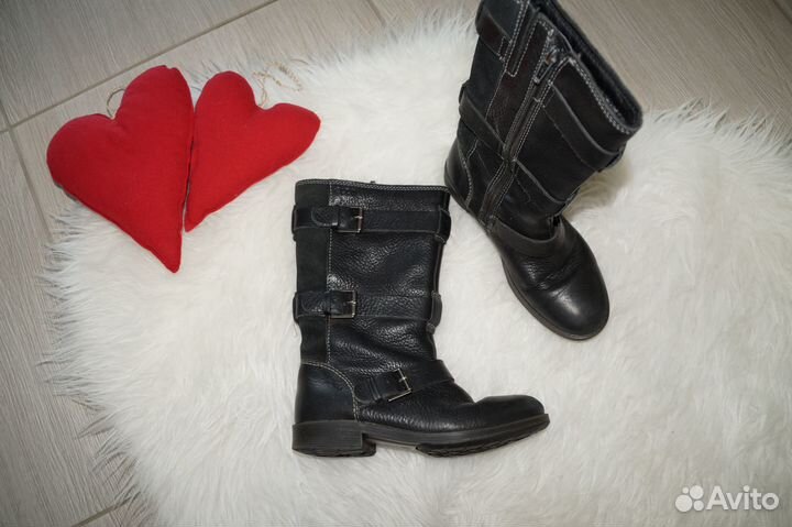 Зимние сапоги ecco