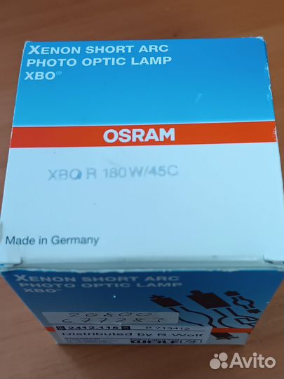 Лампа ксеноновая XBO R 180W/45C