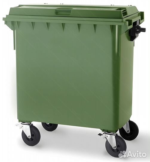 Бак пластиковый мусорный 770л-2968