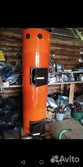 Твердотопливный котел длительного горения