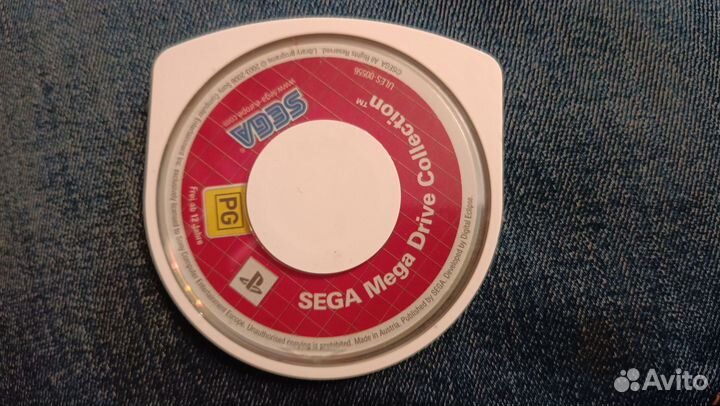 UMD disk sega коллекция