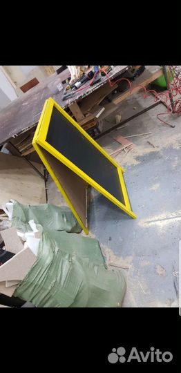 Стритлайн меловая доска желтая