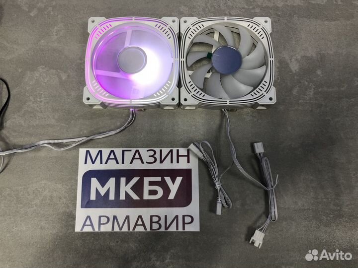 Вентилятор 120мм для корпуса квадрат argb 5V 3pin