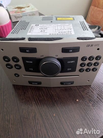 Магнитола на opel астра h CD30 mp3 с AUX