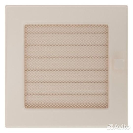 Вент решетка Kratki кремовая с жалюзи 22 см 30 см