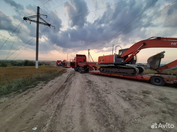 Перевозка габаритных и негабаритных грузов тралом