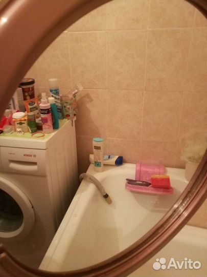 Зеркало в ванную + 2вешалки,фиолетовый цвет