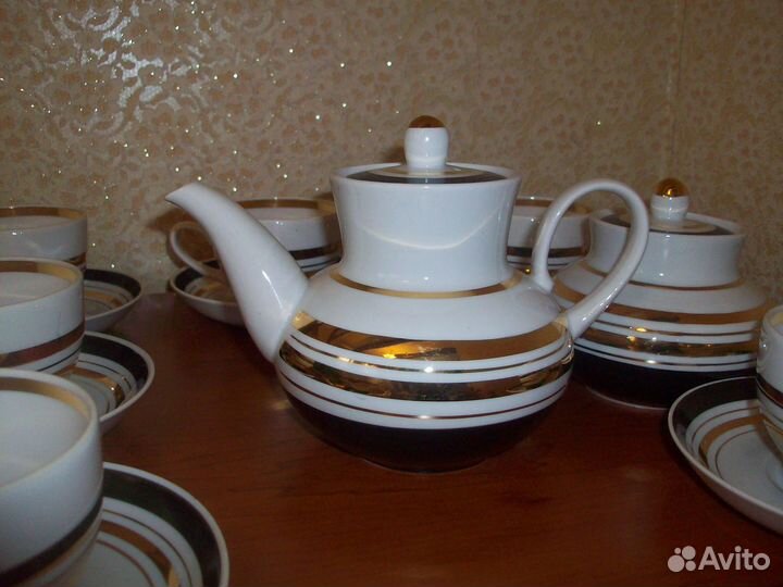 Чайный сервиз Дороги Вербилки СССР Винтаж