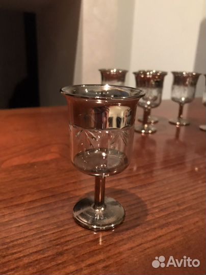 Хрустальные рюмки винтаж СССР