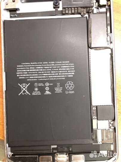 iPad Аккумулятор с разбора снятые