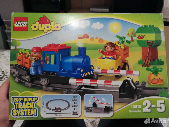Lego duplo железная дорога 10810