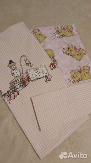 Детское постельное белье, наматрасники до 4 л