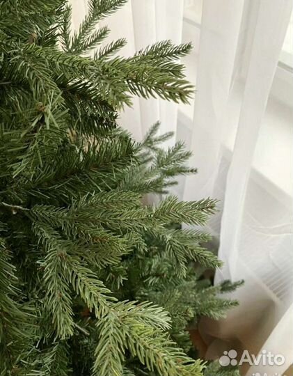 Ёлка новогодняя литая+пвх 210 см