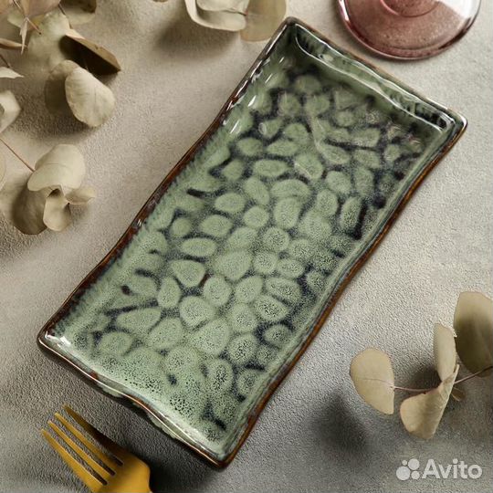 Блюдо керамическое прямоугольное «Пайро», 2311 см