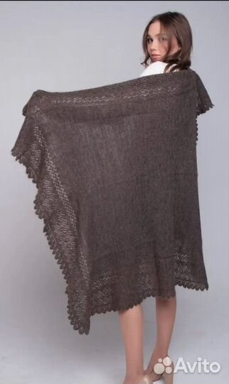 Пуховый платок паутинка