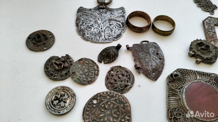 Старинные украшения, серебряные украшения