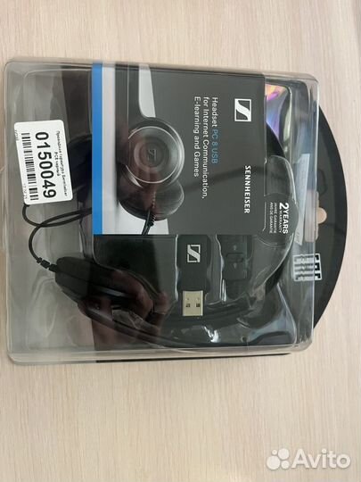 Гарнитура Sennheiser Pc 8 Usb Black Проводные науш