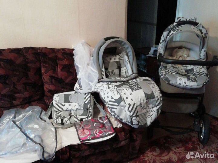 Коляска Adamex Nitro Len de Lux 2 в 1 после 1 ребё