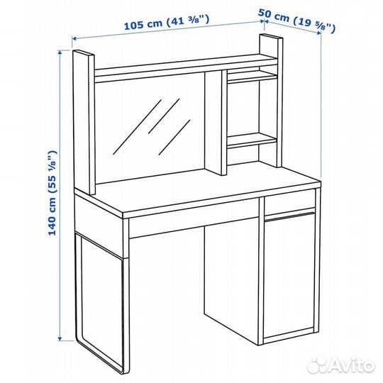 Письменный стол micke IKEA