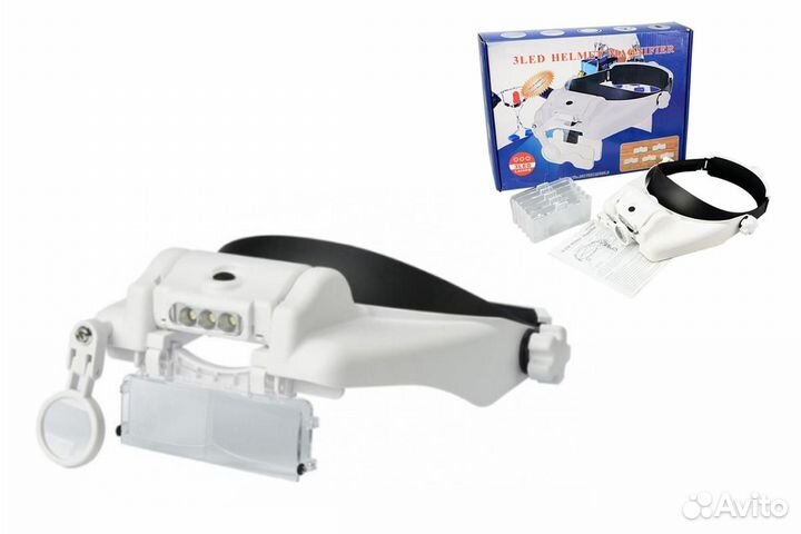 Лупа налобная для точных работ MG81000G ювелирная