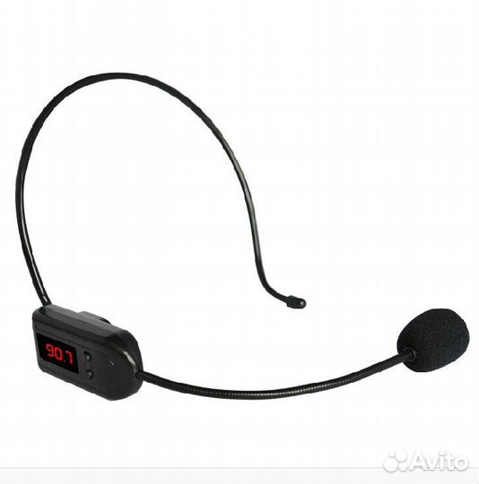 FM-микрофон-гарнитура. на акб