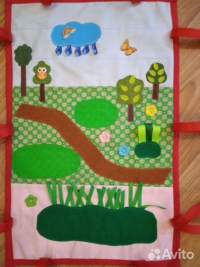 Панно из фетра, ширма, коврик