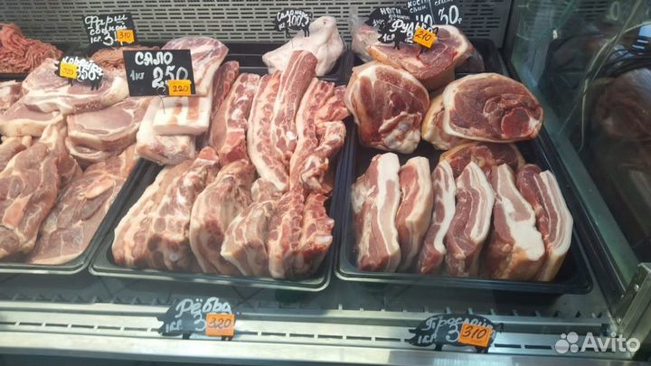 Мясо свинины, говядины, баранины, шашлык, полутуши