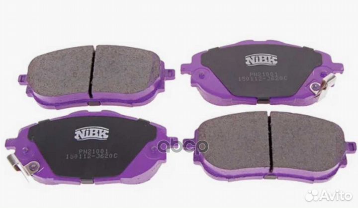 PN21001nibk колодки дисковые п. Toyota Corolla