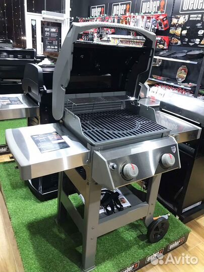 Газовый гриль weber spirit II E-210 GBS черный