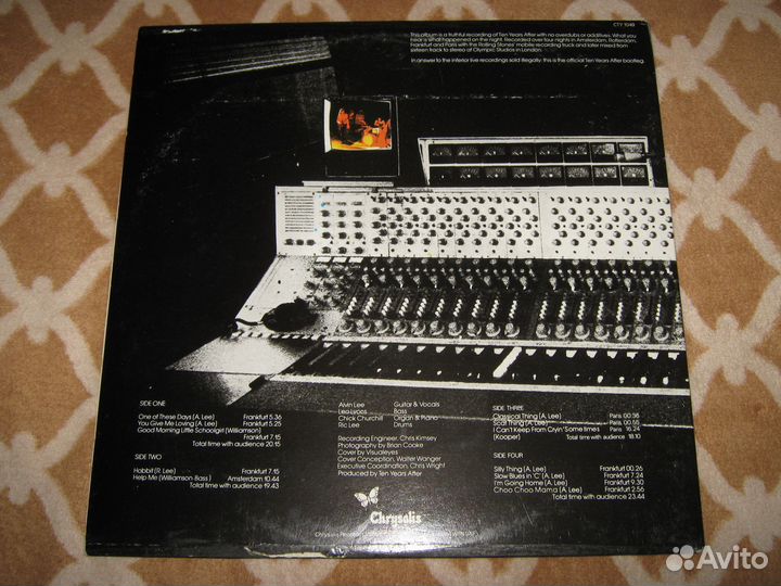 Фирменная пластинка Ten Years After