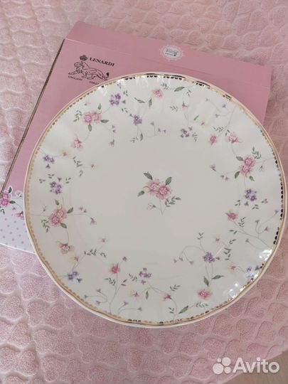 Новая Большая тарелка Блюдо Lenardi Англия