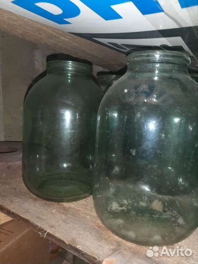 Банки стеклянные 3 литра. 2 литра