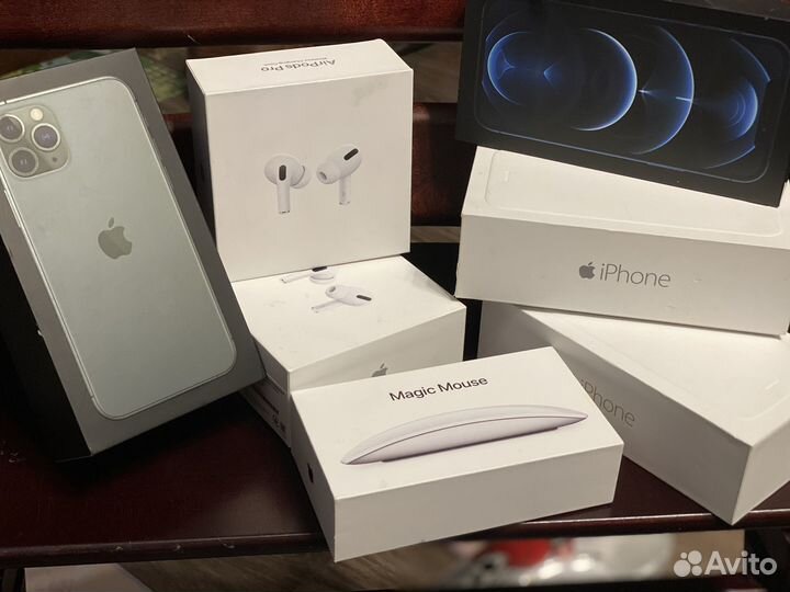 Коробка iPhone 6, 11pro, 12pro, airpods