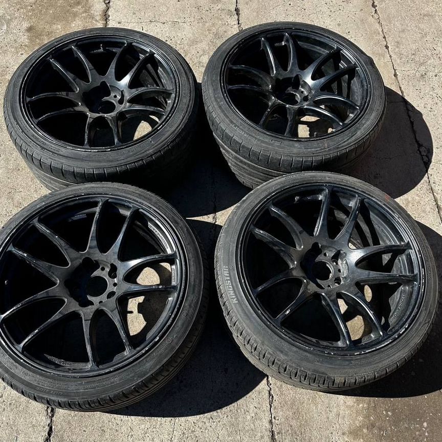 値下げ》 ワーク エモーション CRカイ 18インチ 114.3 8.5j 最終値下げ