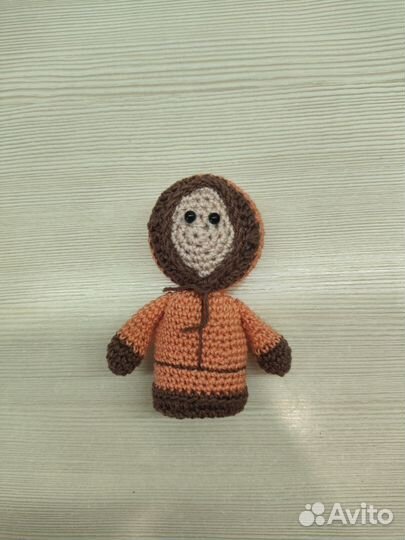 Кенни из Саус Парка. Игрушка вязанная