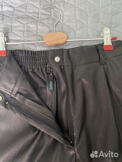 Шорты женские кожаные