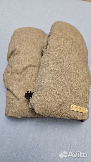 Меховой конверт и варежки-муфта Mansita Lazio