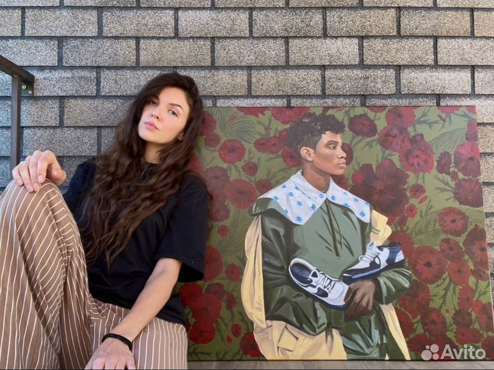 Картина акрил на холсте