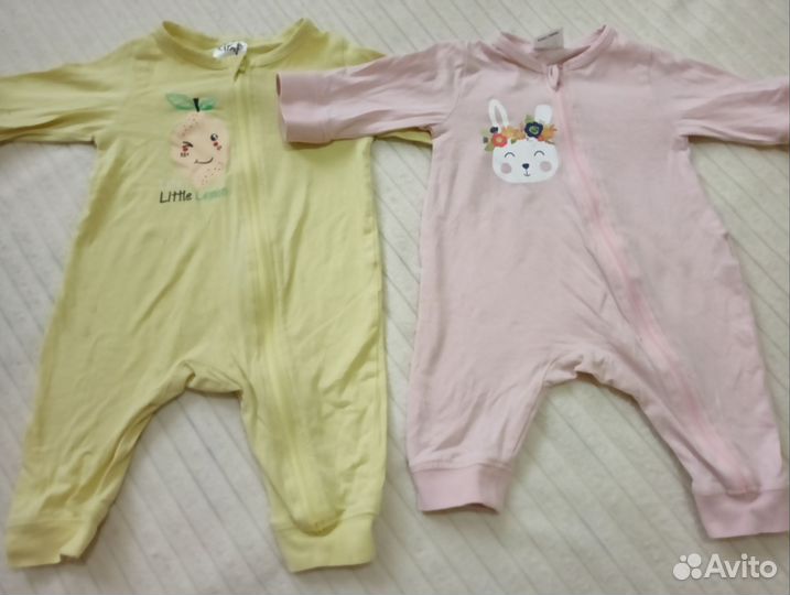 Детские вещи 56 62 на девочку пакет клробка