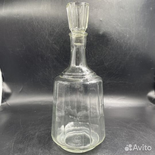 Штоф графин вазочка кувшин с крышкой ретро быт