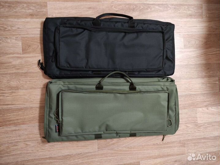 Оружейный чехол размер 90х32х6, цвет черный /олива